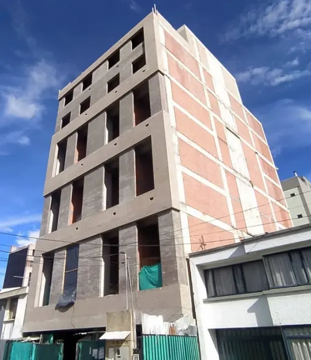 Torre Avanti — losa aligerada con casetones JLPorones